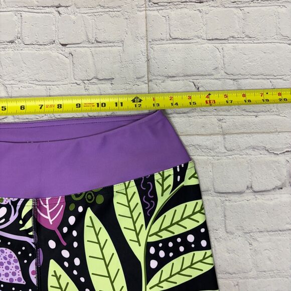 Loony Legs Women Leggings Size XL X-Large Colorful Artsy Floral D044 -9 - Picture 4 of 16